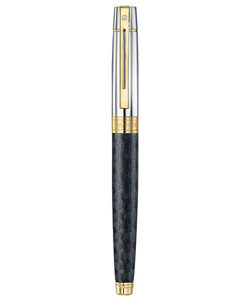 Sheaffer 9347-1 300 Serisi Roller Siyah Krom Altın