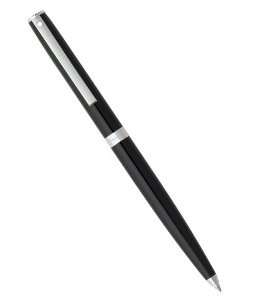 Sheaffer 9470-2 Sagarıs Tükenmez Kalem Parlak Siyah Krom