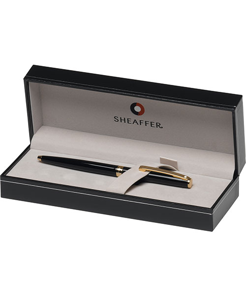 Sheaffer 9471-2 Sagarıs Tükenmez Kalem Parlak Siyah Altın