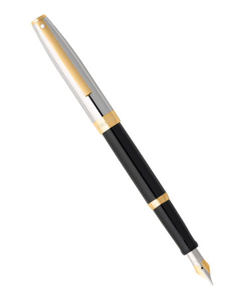 Sheaffer 9475-0 Sagarıs Dolma Kalem Parlak Siyah Krom Altın (M)