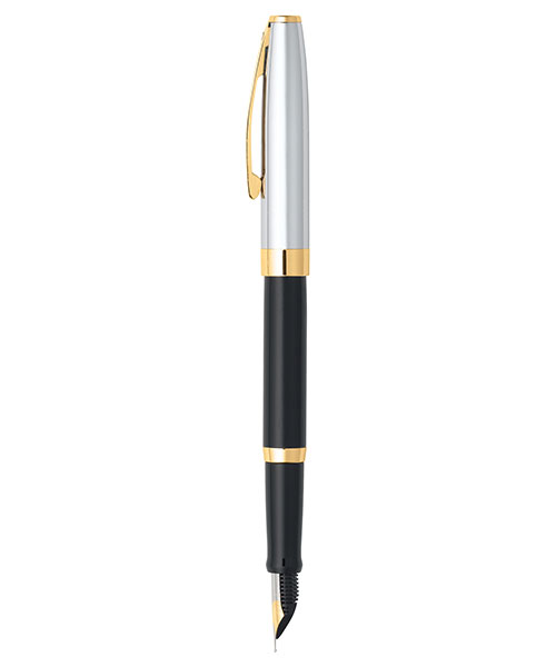 Sheaffer 9475-0 Sagarıs Dolma Kalem Parlak Siyah Krom Altın (M)