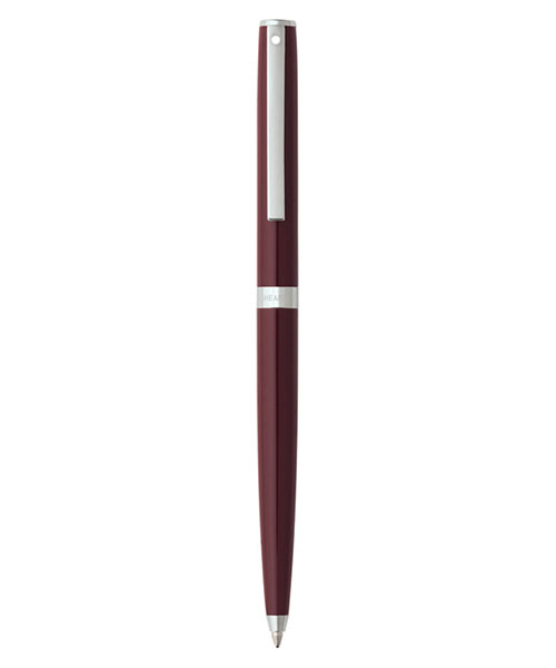 Sheaffer 9476-2 Sagarıs Tükenmez Kalem Bordo Krom