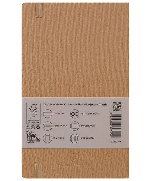 Victorias Journals Classic Haftalık Ajanda 226-2313