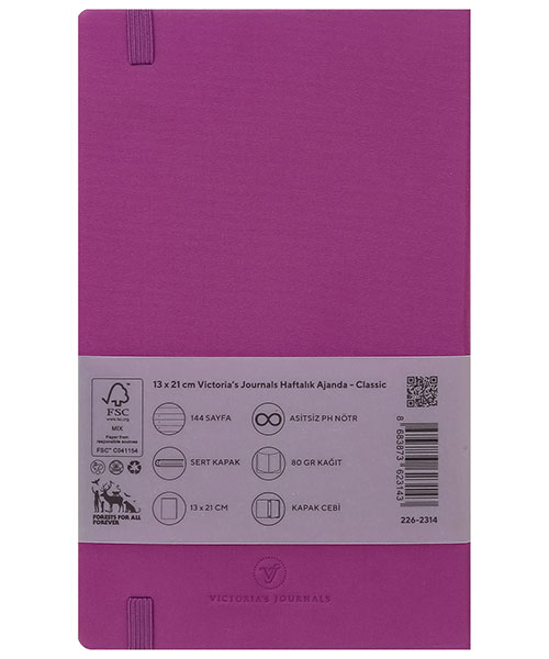 Victorias Journals Classic Haftalık Ajanda 226-2314