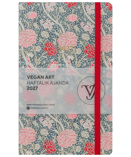 Victorias Journals Smyth Vegan Art Haftalık Ajanda 226-2321