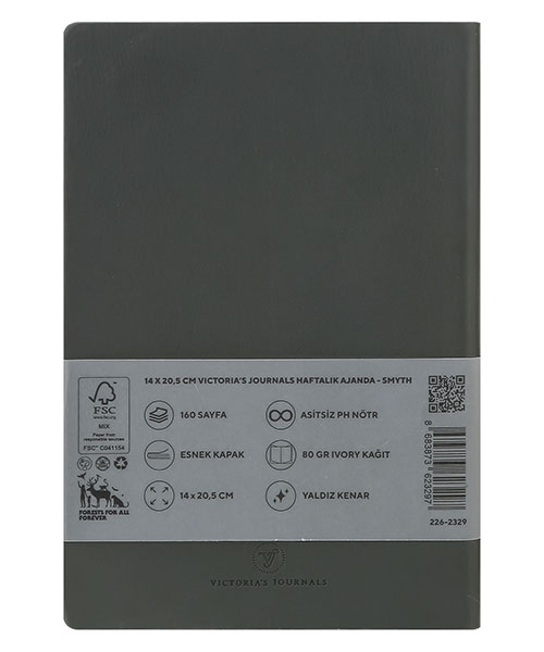 Victorias Journals Smyth Haftalık Ajanda A5 226-2333