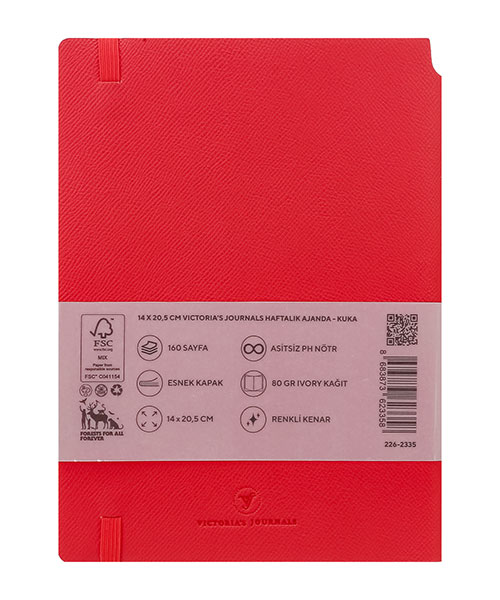 Victorias Journals Kuka Haftalık Ajanda A5 226-2335