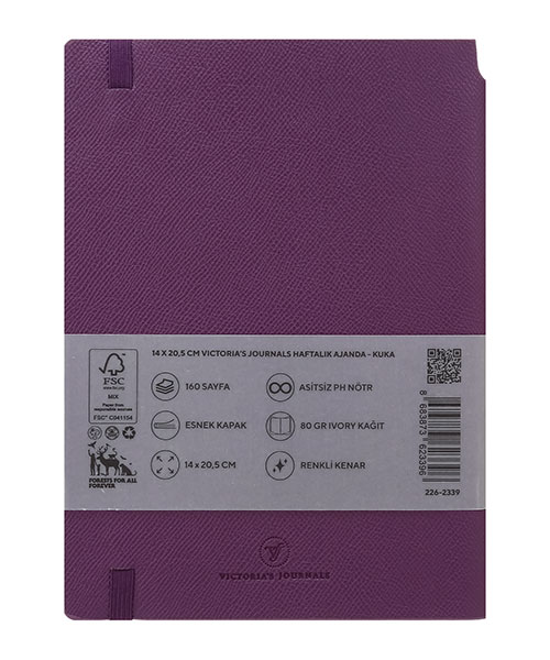 Victorias Journals Kuka Haftalık Ajanda A5 226-2339