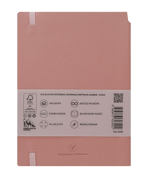 Victorias Journals Kuka Haftalık Ajanda A5 226-2340