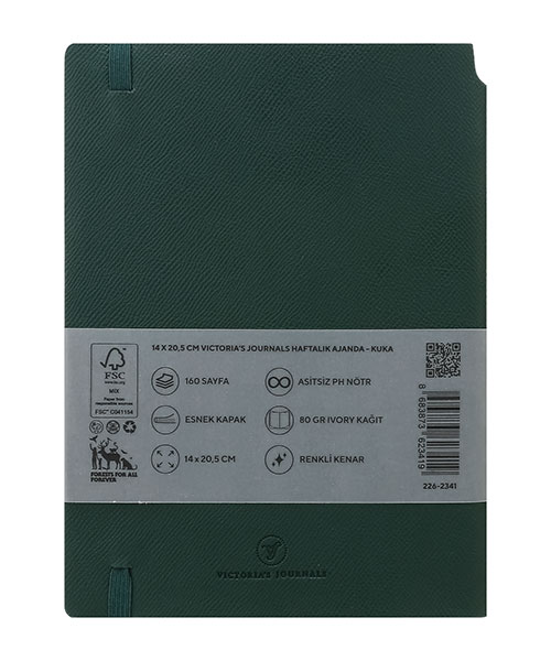 Victorias Journals Kuka Haftalık Ajanda A5 226-2341