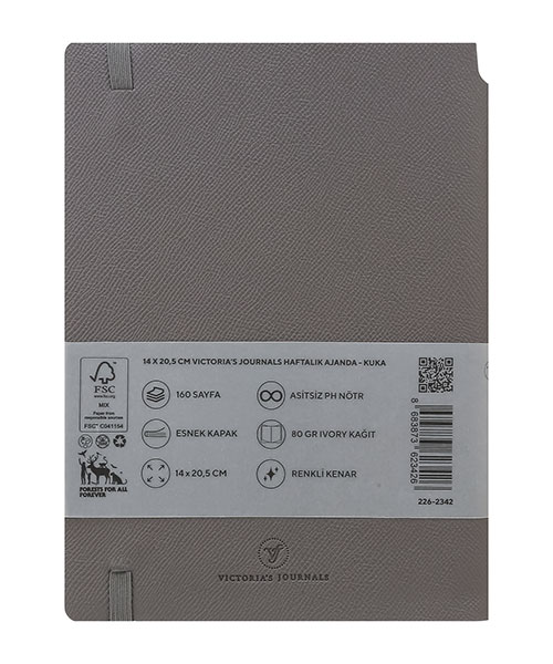 Victorias Journals Kuka Haftalık Ajanda A5 226-2342