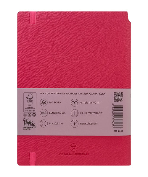 Victorias Journals Kuka Haftalık Ajanda A5 226-2343