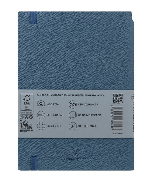 Victorias Journals Kuka Haftalık Ajanda A5 226-2344