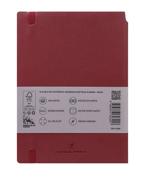 Victorias Journals Kuka Haftalık Ajanda A5 226-2345