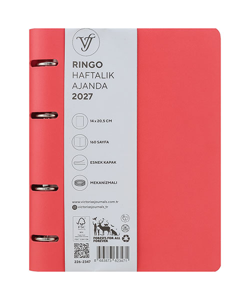 Victorias Journals Ringo Haftalık Ajanda A5 226-2347