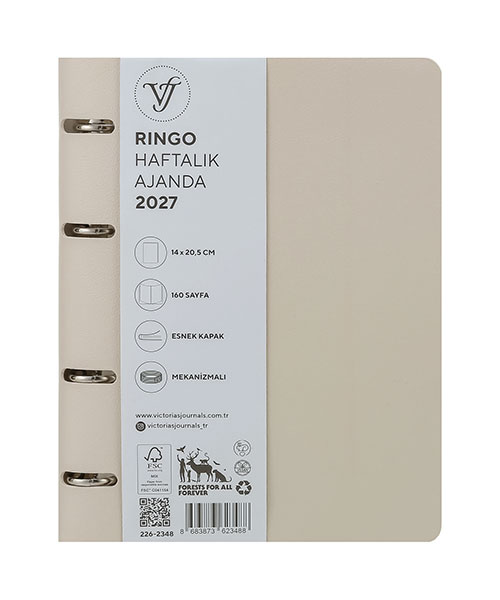 Victorias Journals Ringo Haftalık Ajanda A5 226-2348