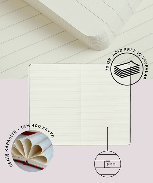 Victoria Journals Classic Sert Kapak Defter 123-9215