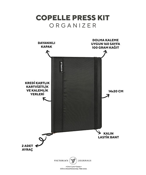 Victoria Journals Copelle Press Kit Defter 123-9103