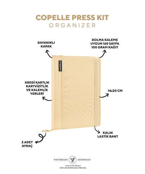 Victoria Journals Copelle Press Kit Defter 123-9104
