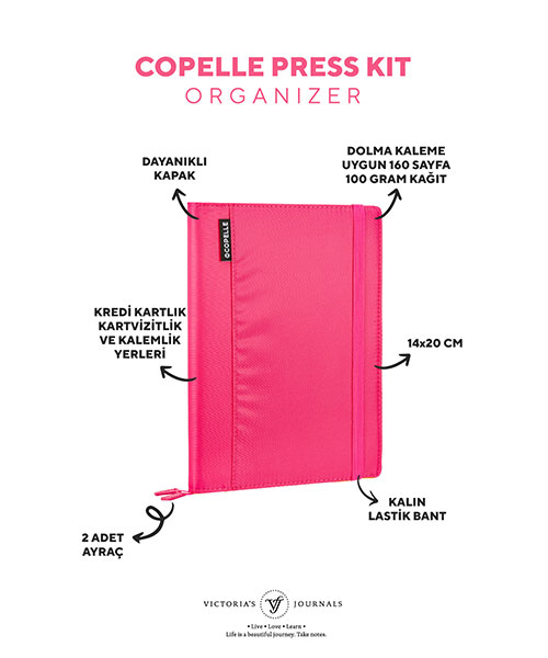 Victoria Journals Copelle Press Kit Defter 123-9105