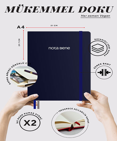 Victoria Journals Premium Sert Kapak Defter 123-9244