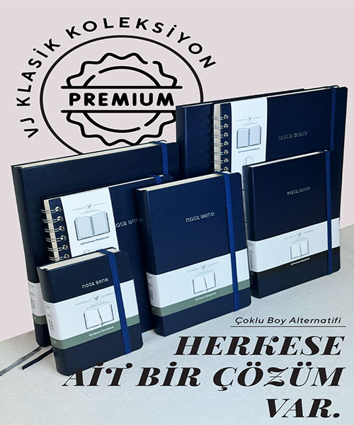 Victoria Journals Premium Sert Kapak Defter 123-9244