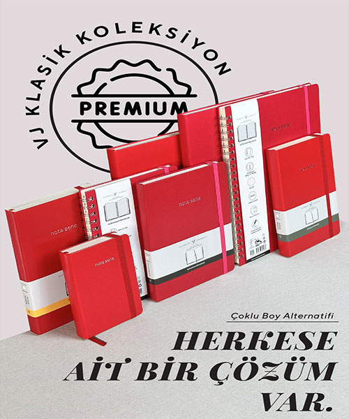 Victoria Journals Premium Sert Kapak Defter 123-9246