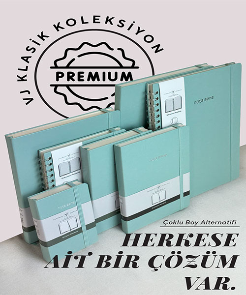Victoria Journals Premium Sert Kapak Defter 123-9248