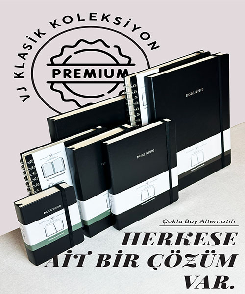 Victoria Journals Premium Sert Kapak Defter 123-9249
