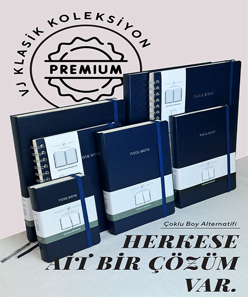 Victoria Journals Premium Sert Kapak Defter 123-9250
