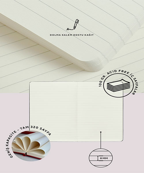 Victoria Journals Premium Sert Kapak Defter 123-9251