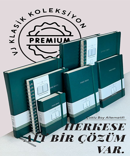 Victoria Journals Premium Sert Kapak Defter 123-9251