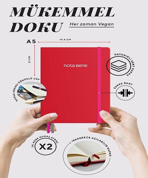 Victoria Journals Premium Sert Kapak Defter 123-9252