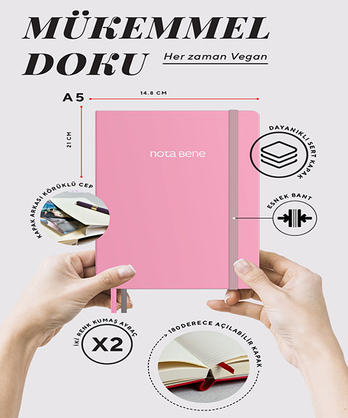 Victoria Journals Premium Sert Kapak Defter 123-9253