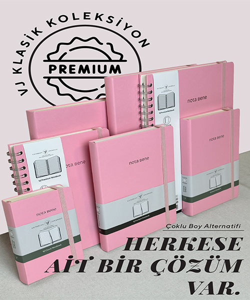 Victoria Journals Premium Sert Kapak Defter 123-9253