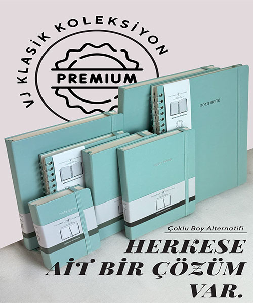 Victoria Journals Premium Sert Kapak Defter 123-9254