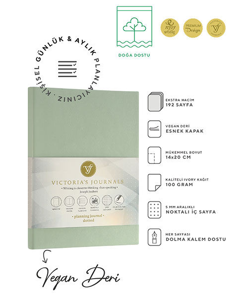 Victoria Journals Smyth Esnek Kapak Planlayıcı Defter 1044