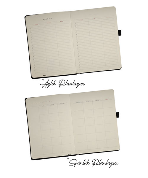 Victoria Journals Venzi Sert Kapak Planlayıcı Defter  1050