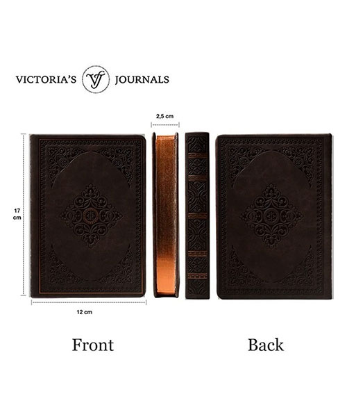 Victoria Journals Vintage Çizgili Defter  1186