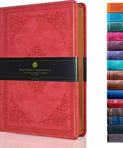 Victoria Journals Vintage Çizgili Defter  1187