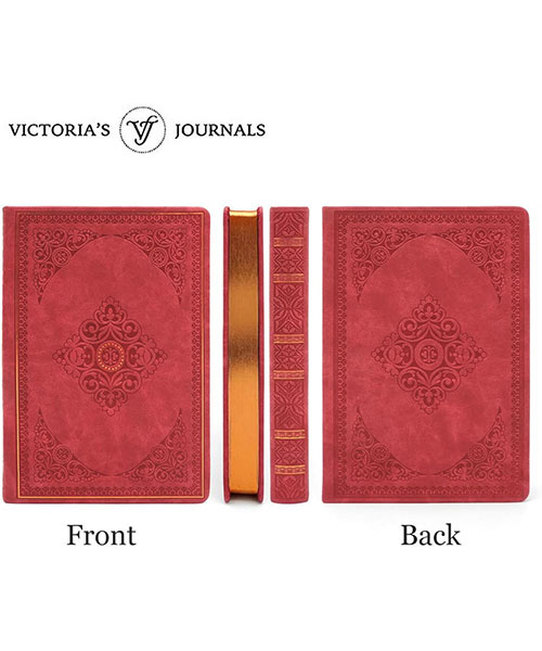 Victoria Journals Vintage Çizgili Defter  1187