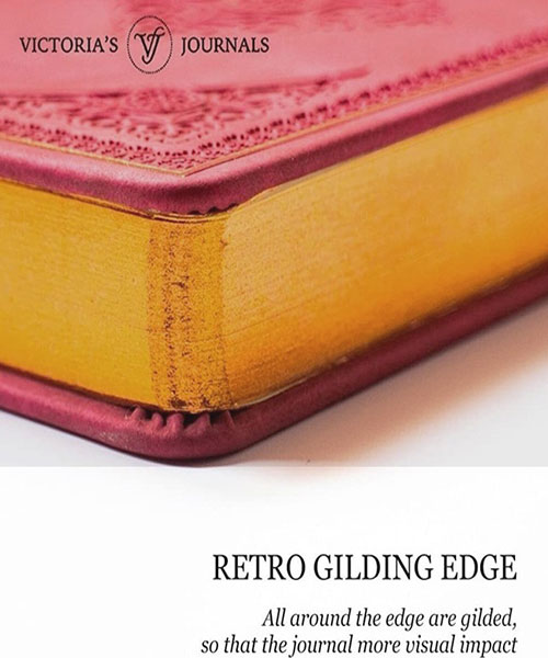 Victoria Journals Vintage Çizgili Defter  1187