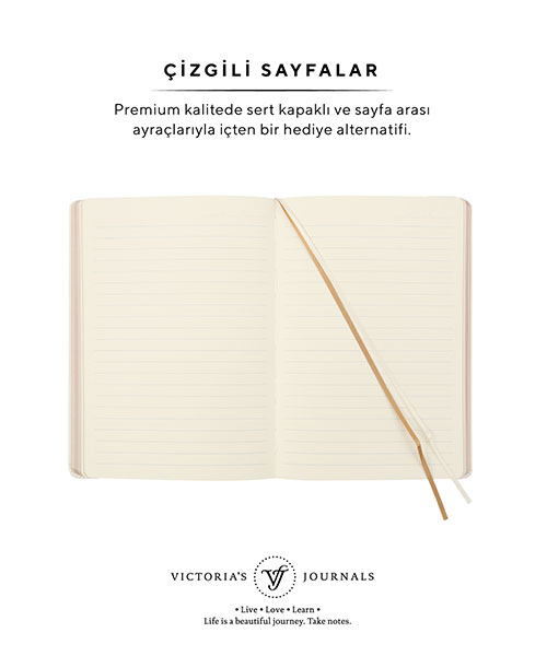 Victoria Journals Vintage Old Book Defter  123-9106