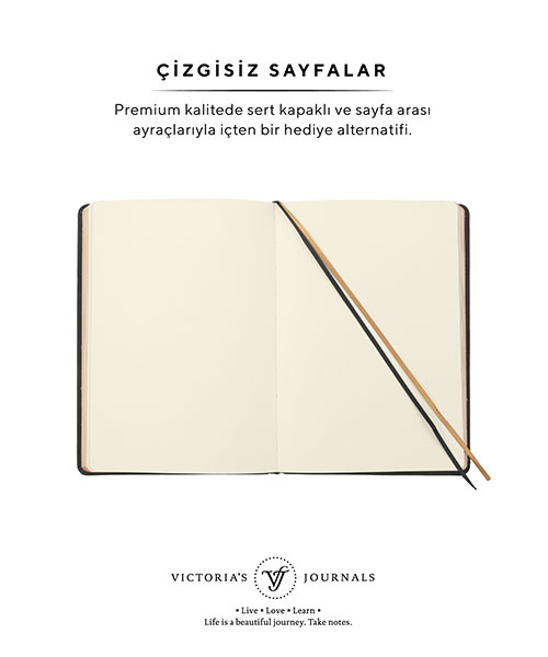 Victoria Journals Vintage Old Book Defter  123-9108