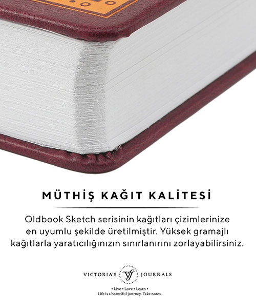 Victoria Journals Vintage Old Book Sketch  123-9111