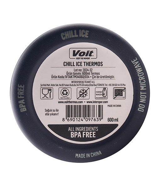 Voit Chıll Ice Thermos 600Ml Termos Lacivert