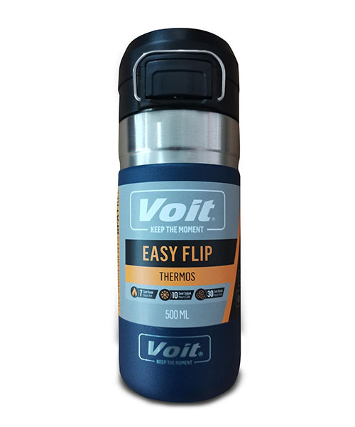 Voit Easy Flip Thermos 500 Ml Termos Mavi