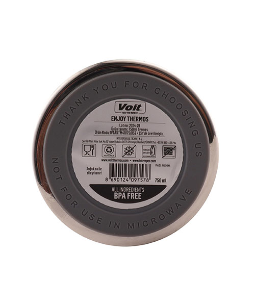 Voit Enjoy Thermos 750Ml Siyah
