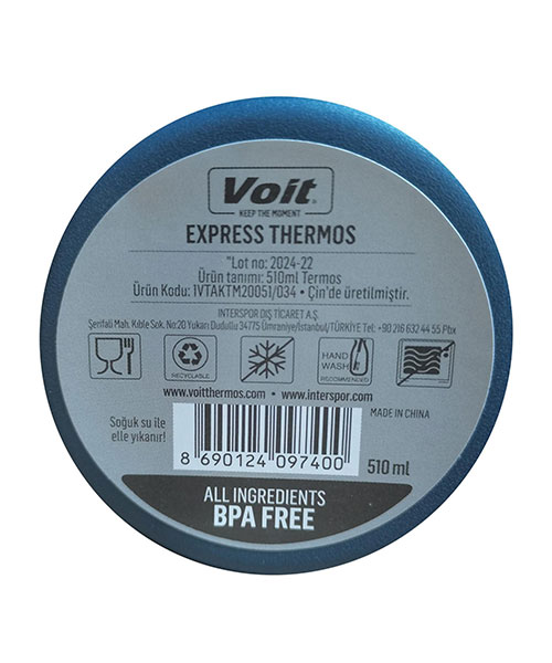 Voit Express Coffee Thermos 510Ml Termos Mavi