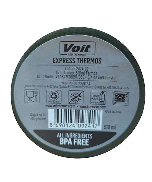 Voit Express Coffee Thermos 510Ml Termos Yeşil